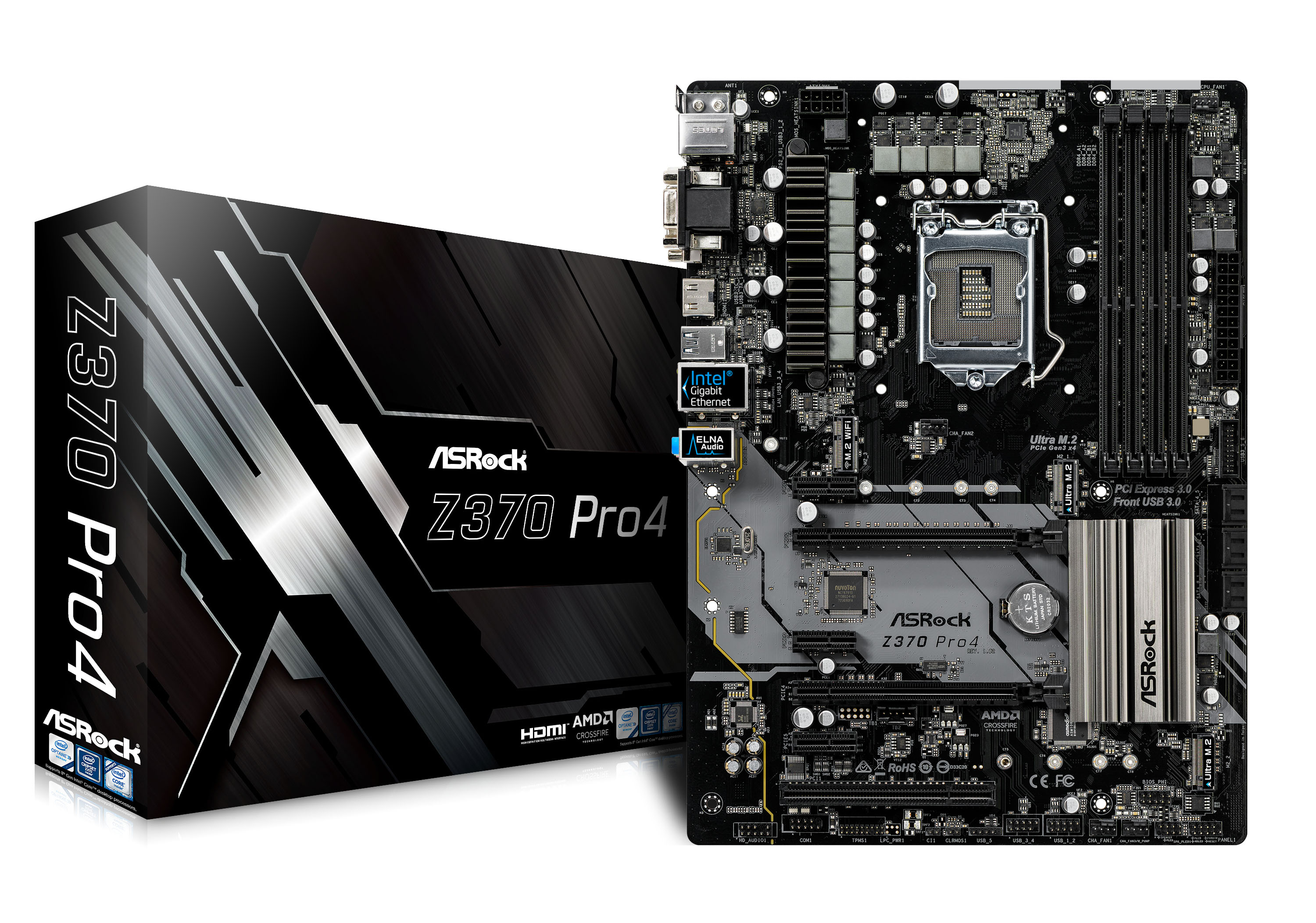 Asrock z370 pro4 обзор